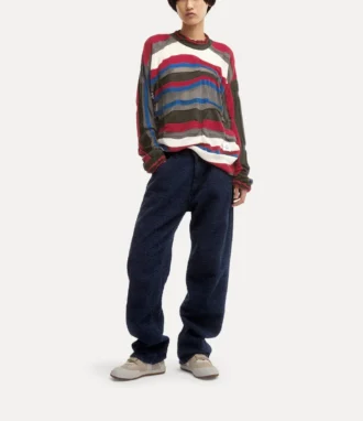 Svetr Drunken Striped