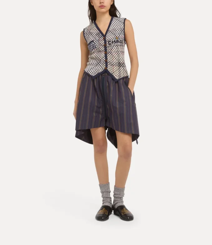 Vesta Distressed Tartan Vesta Distressed Tartan